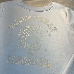 Kohls light blue sweatshirt